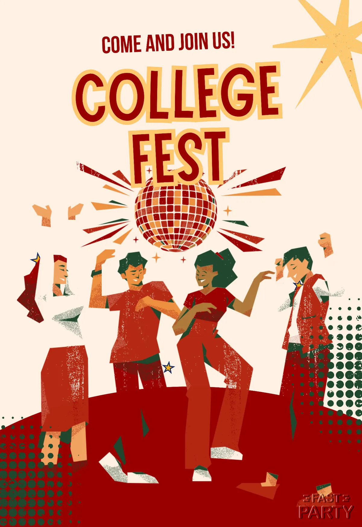College Fest — Disco Ball Dancers