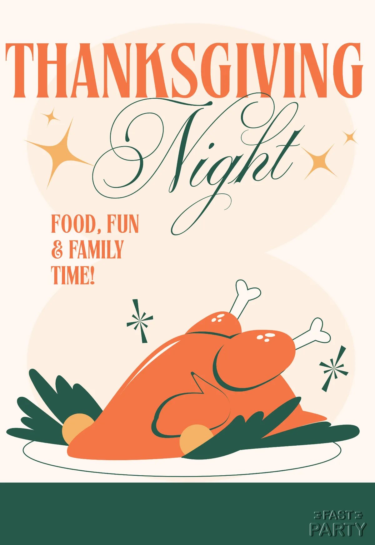 Thanksgiving Night — Roast Turkey