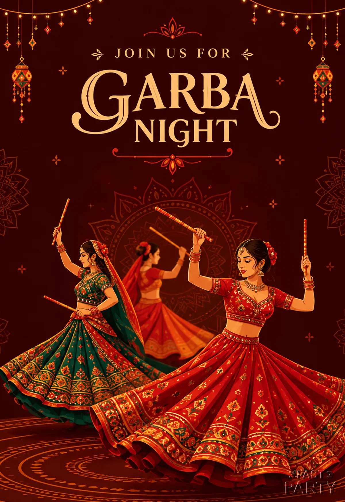 Garba Night — Maroon Dancers