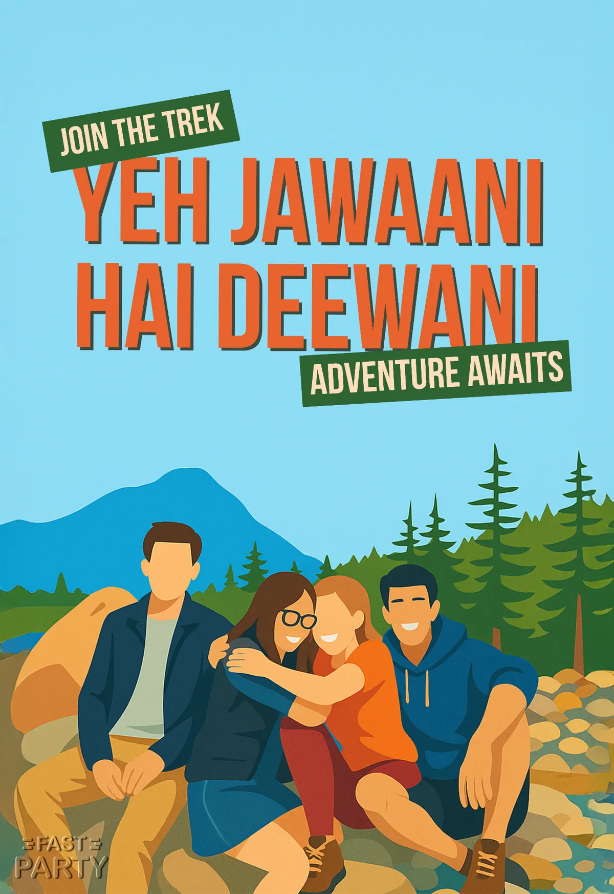 Trekking Adventure — Friends on the Trail