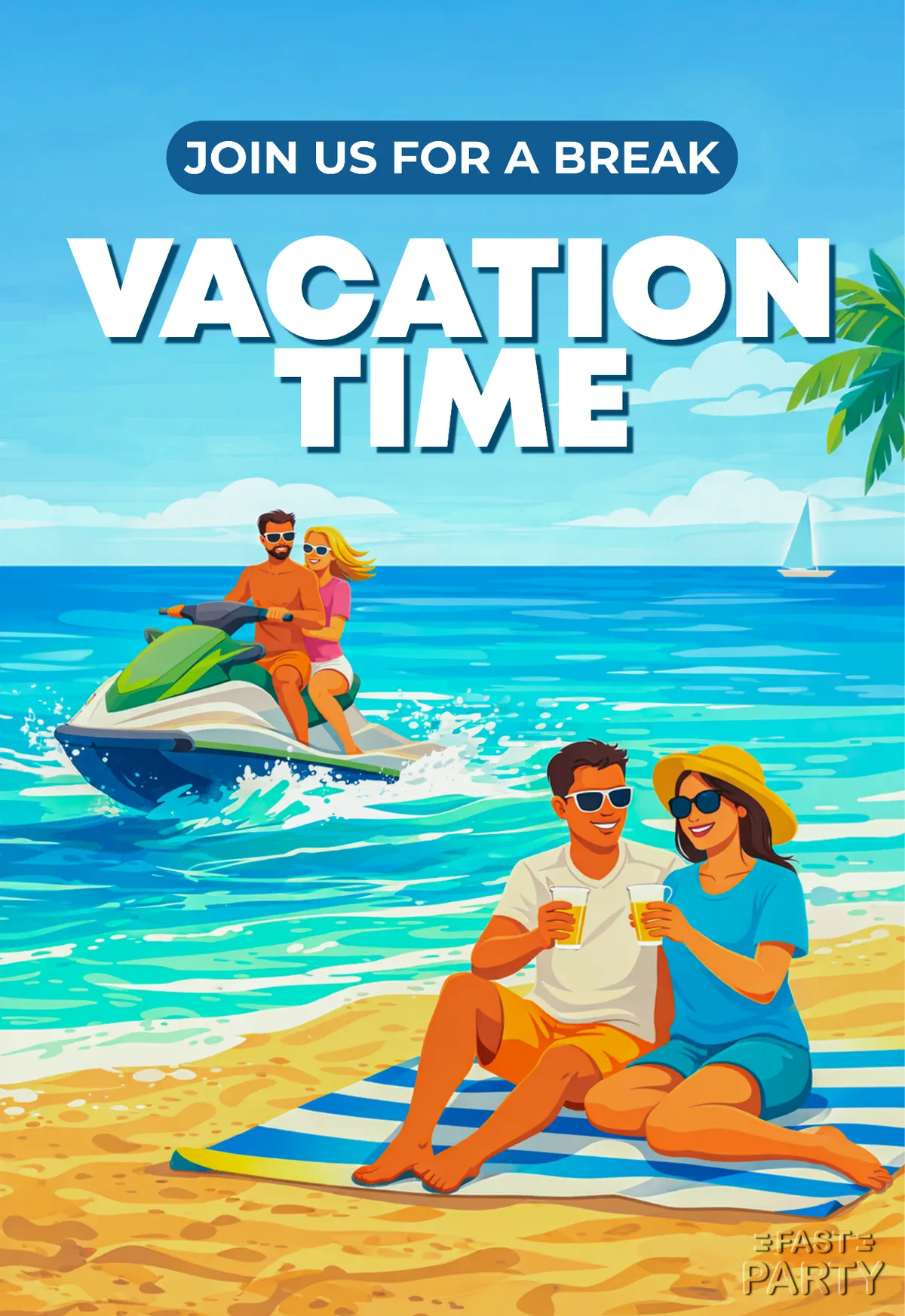 Beach Vacation Time