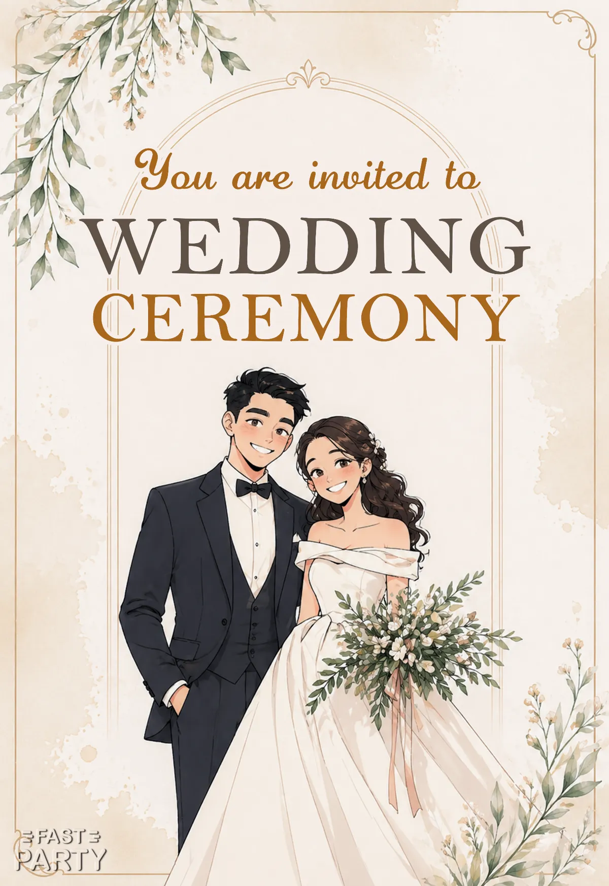 Wedding Ceremony — Greenery Arch