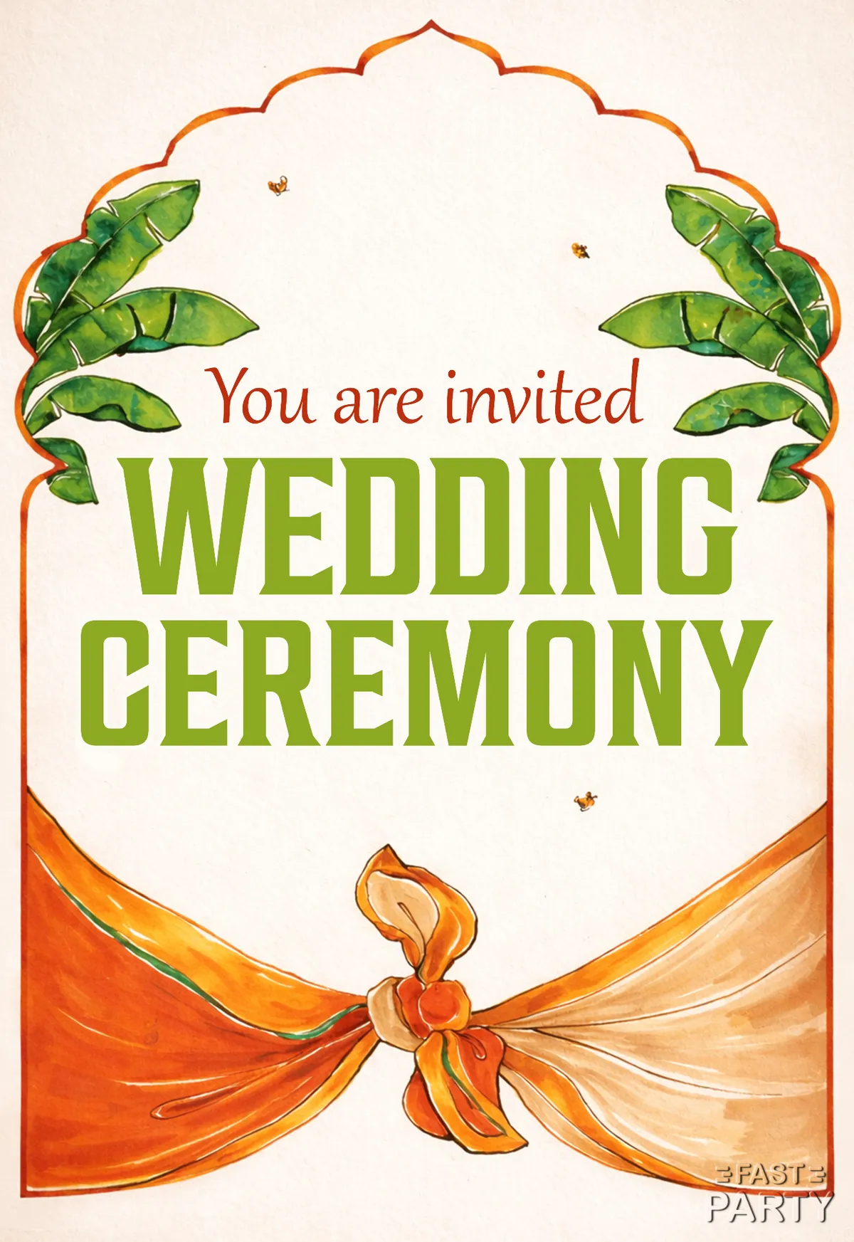 Wedding Ceremony — Banana Leaf Arch