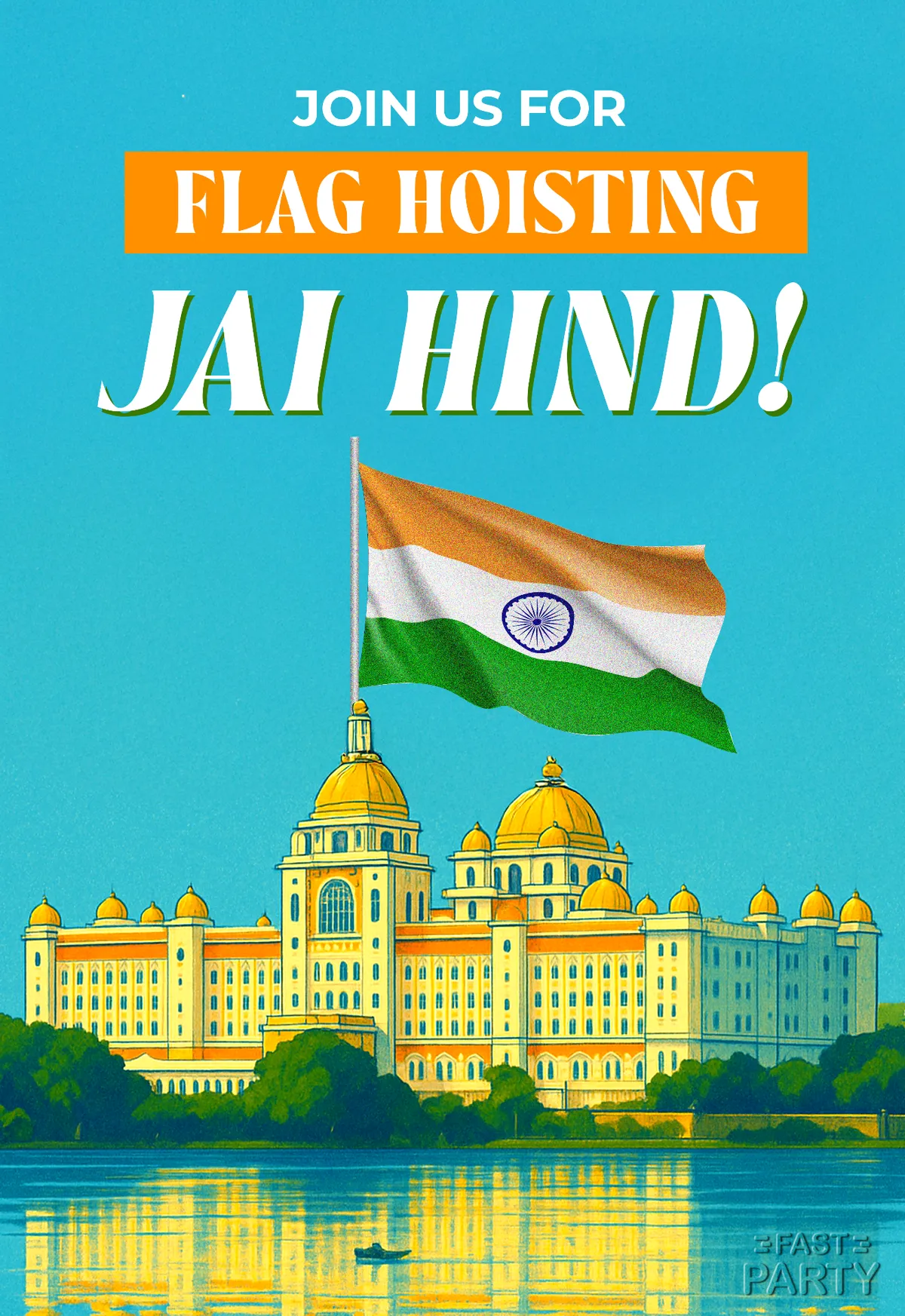 Flag Hoisting — Palace