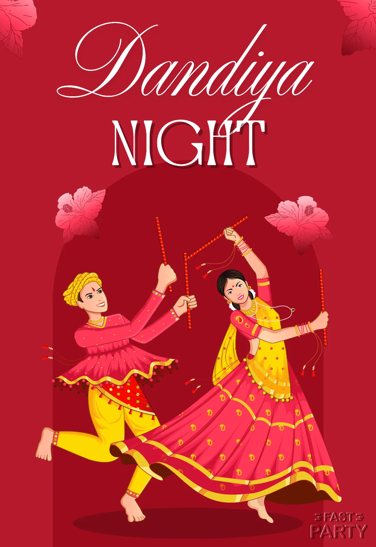 Dandiya Night — Crimson Arch