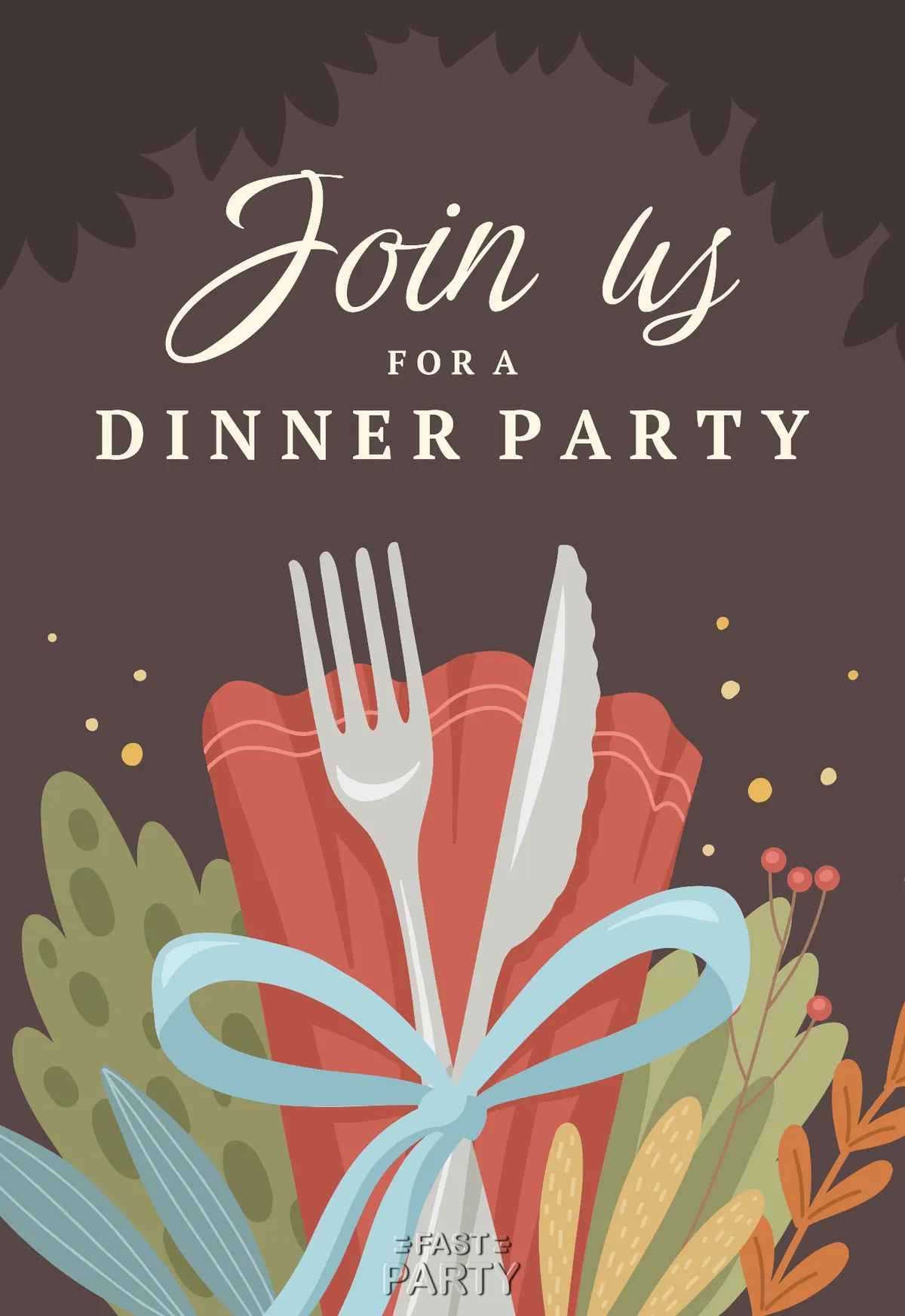 Dinner Party — Ribboned Cutlery