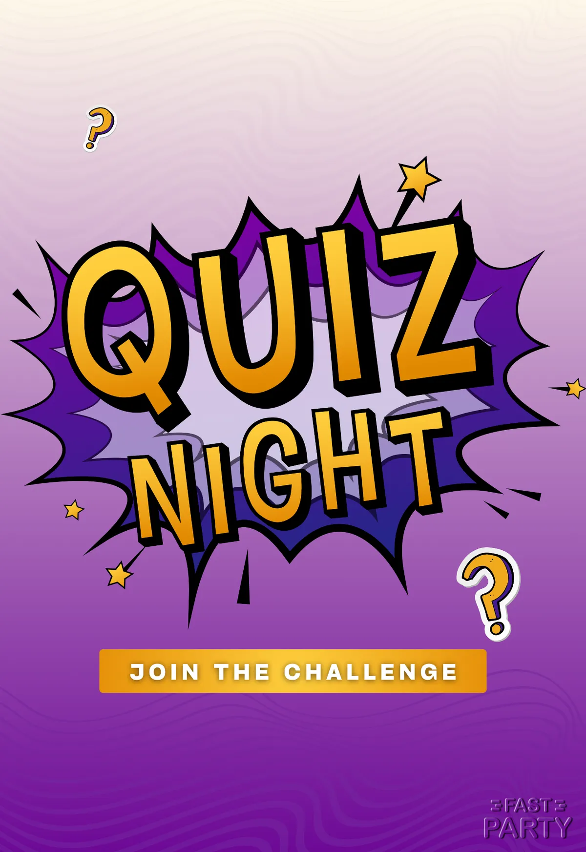 Quiz Night — Comic Burst