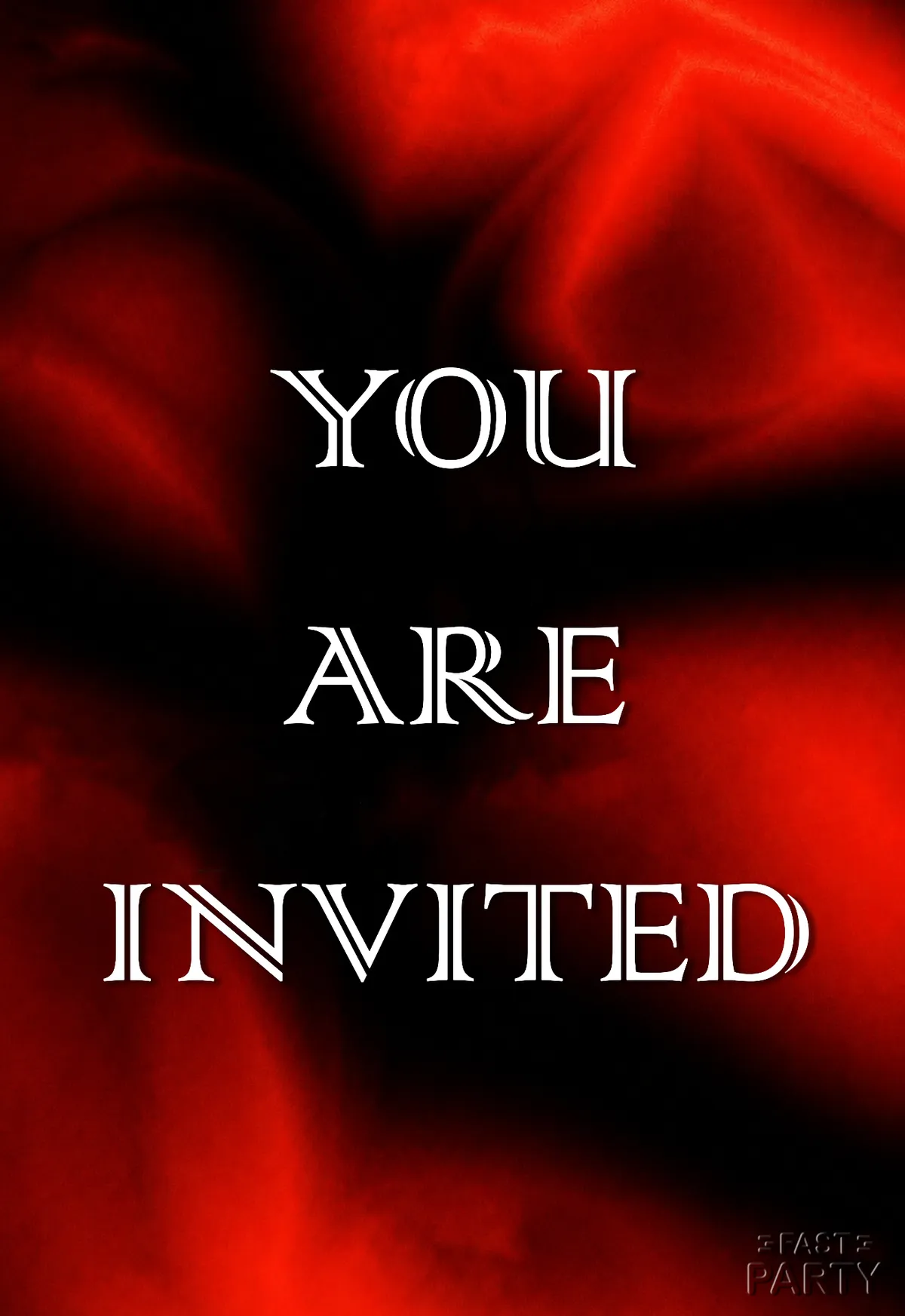 You Are Invited — Red Satin