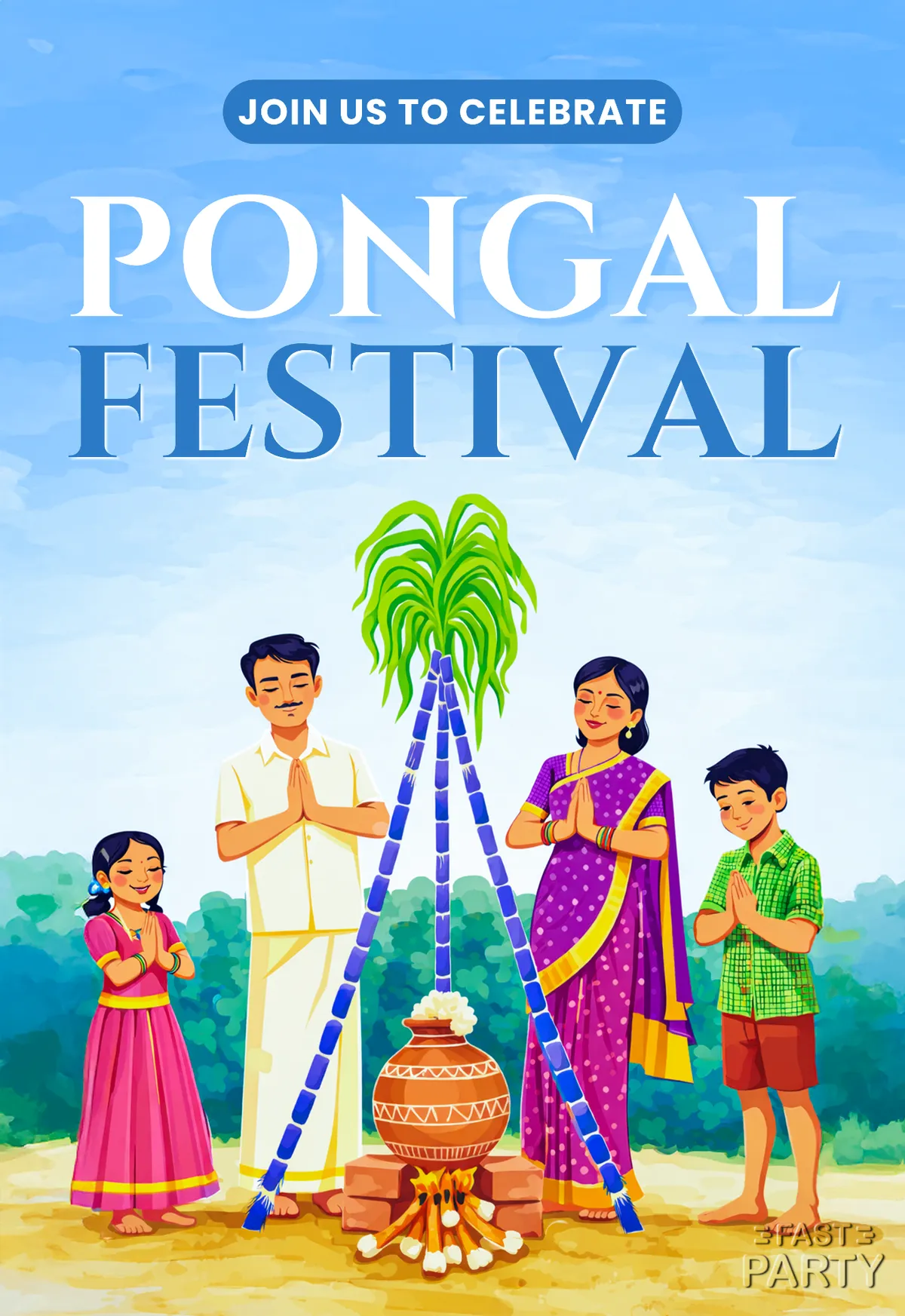 Pongal Celebration — Family Prayer