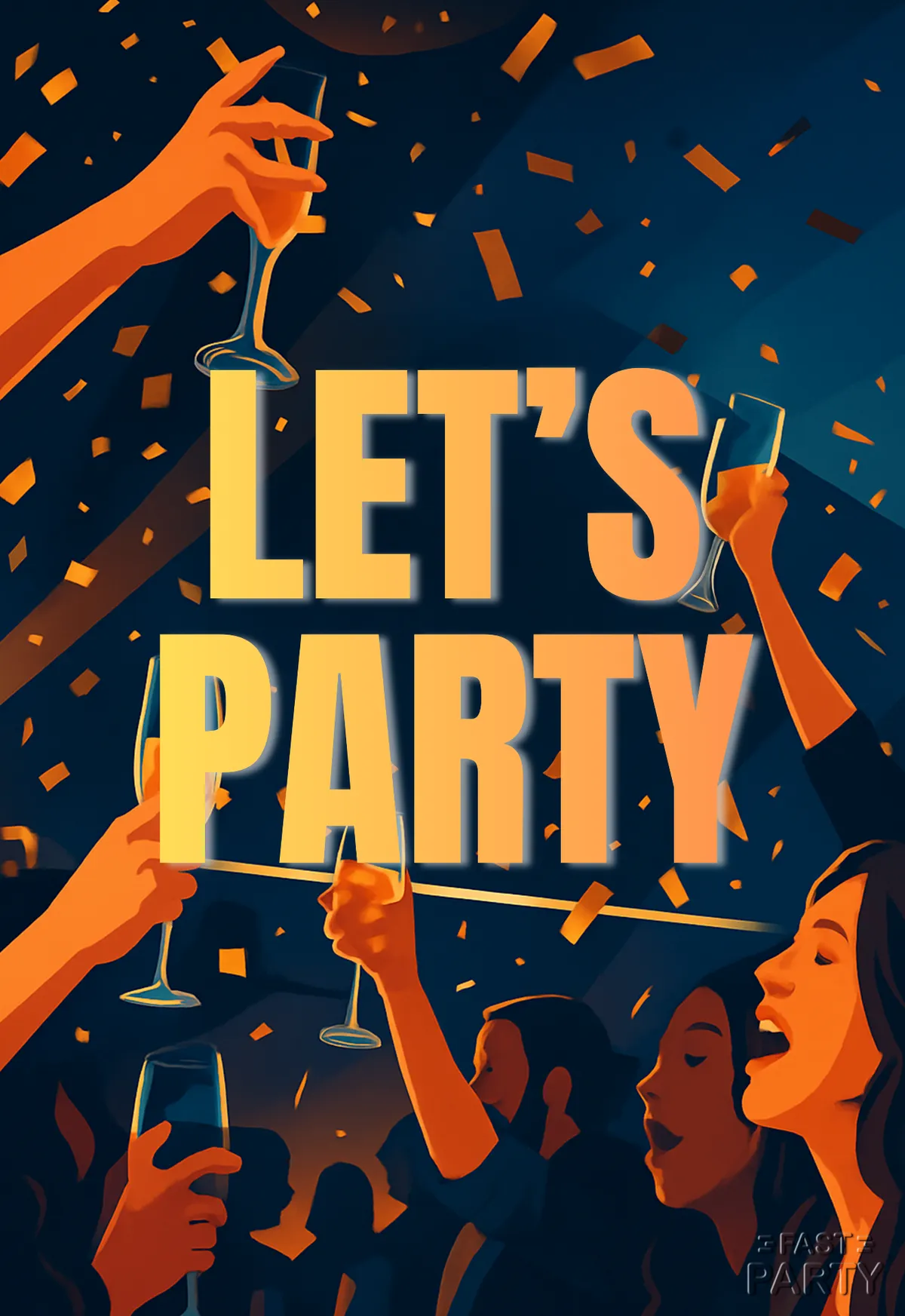 Let's Party — Confetti Toast