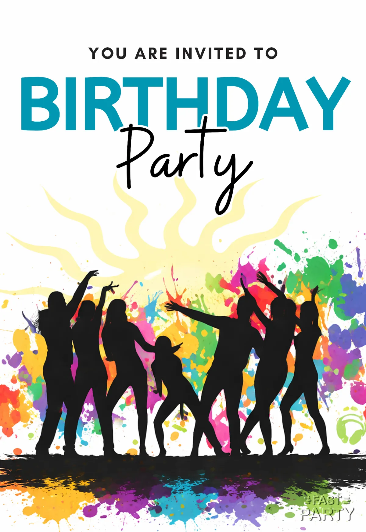 Birthday Party — Dancing Silhouettes