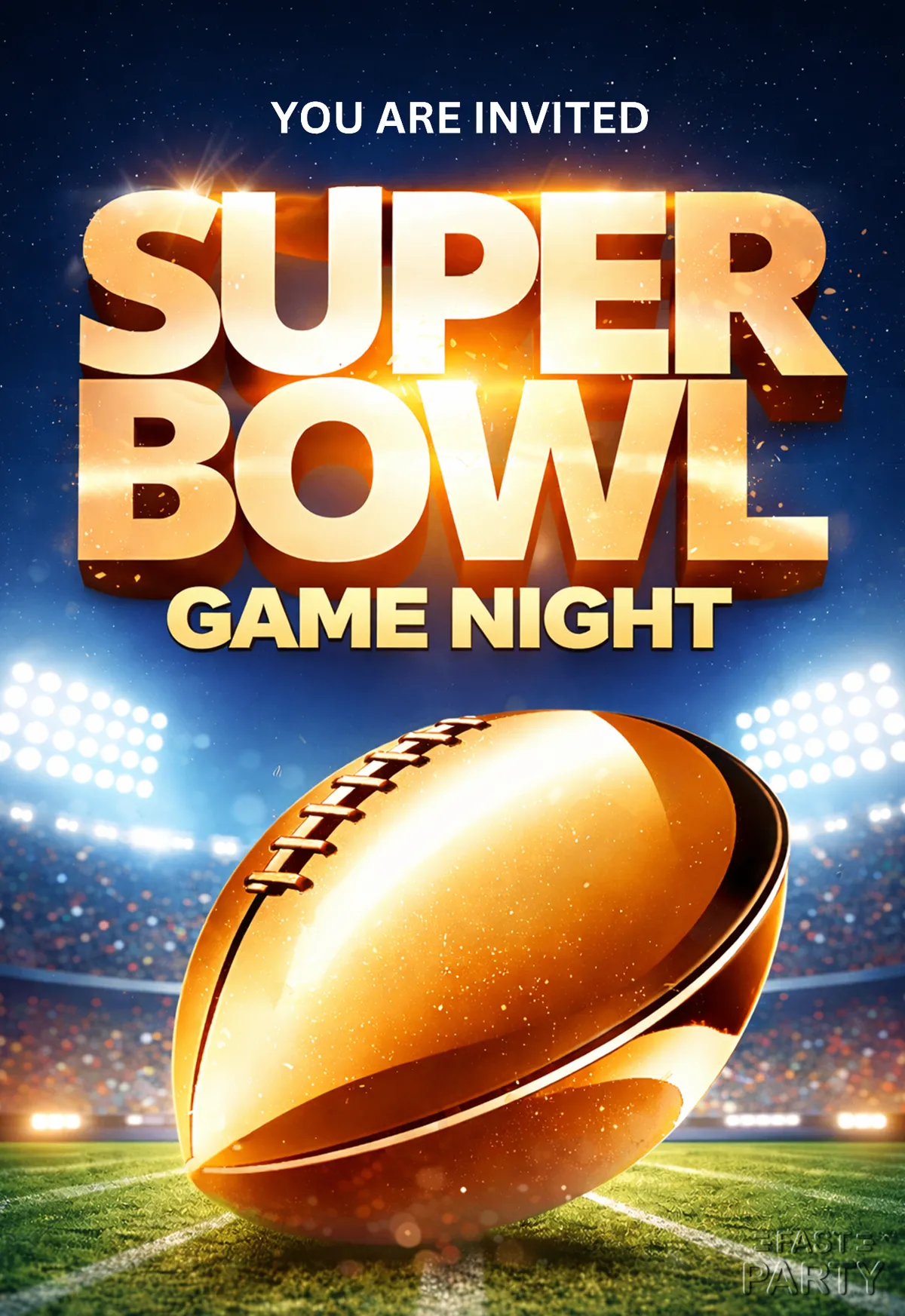 Super Bowl — Gold Football