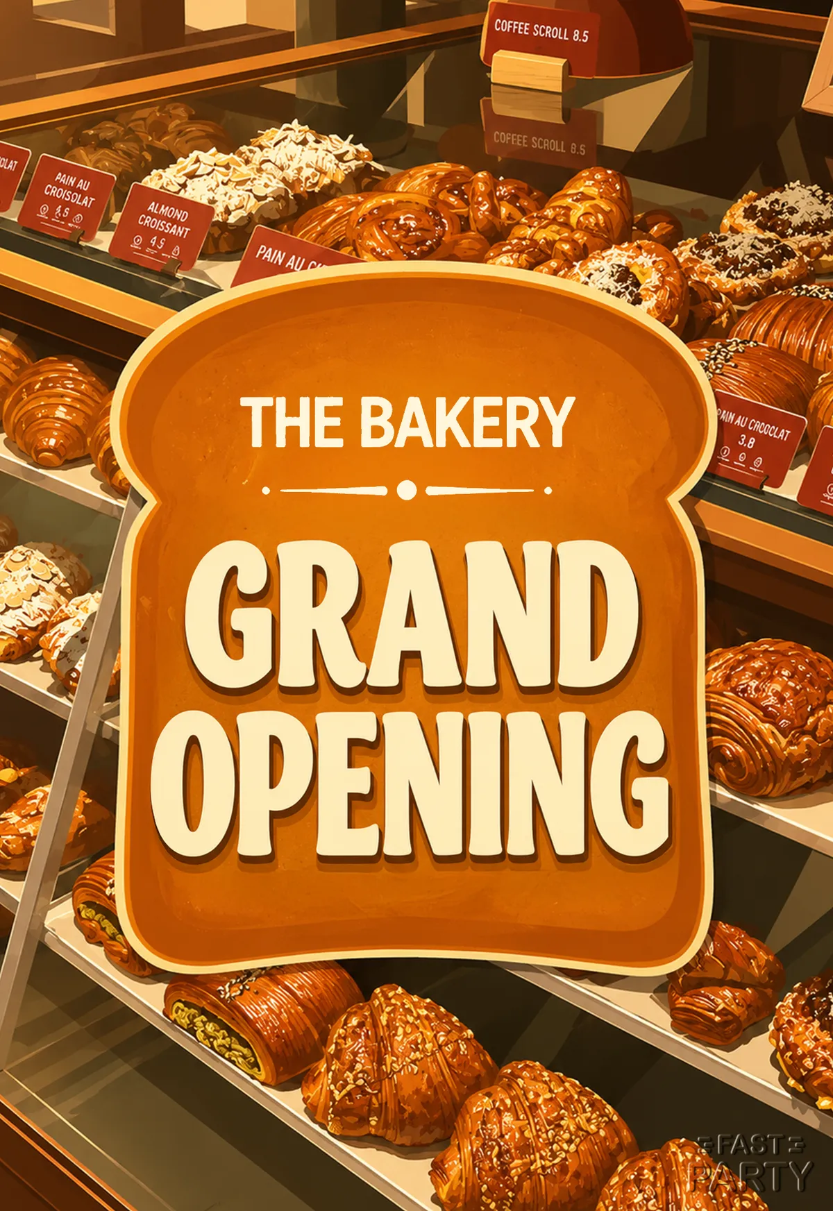 Bakery Grand Opening — Pastry Display