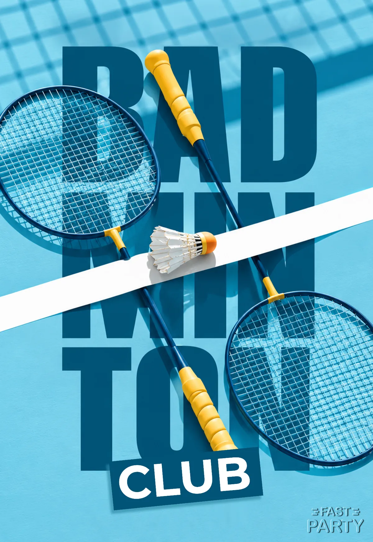 Badminton Club — Crossed Rackets