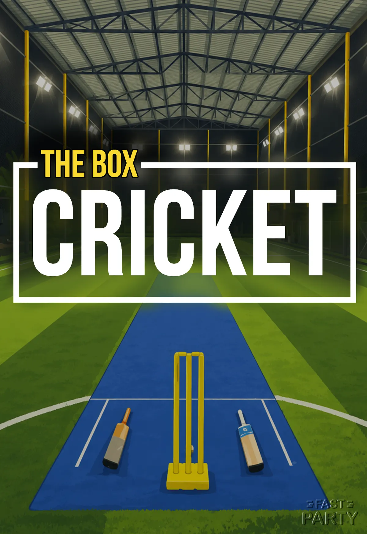 Box Cricket — The Box at Night