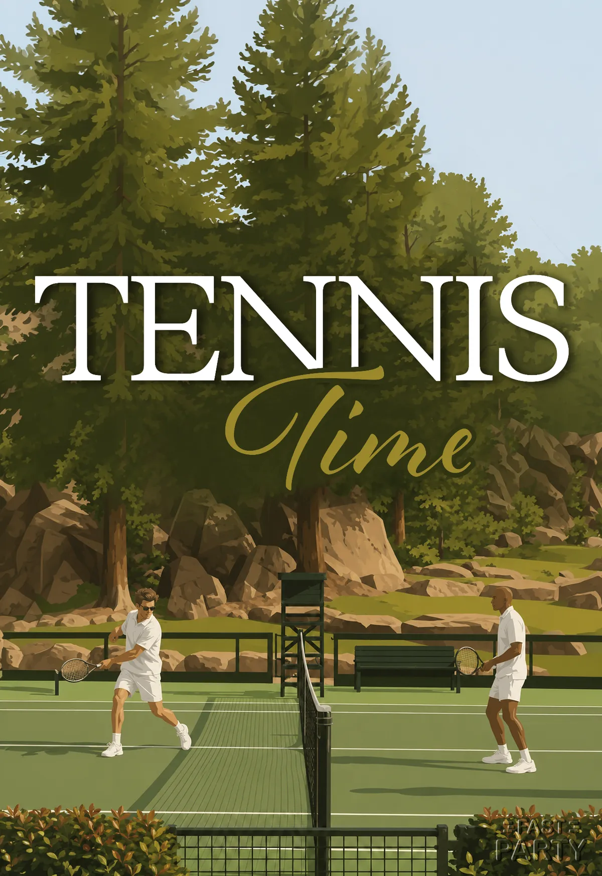 Tennis Time — Courts in the Woods