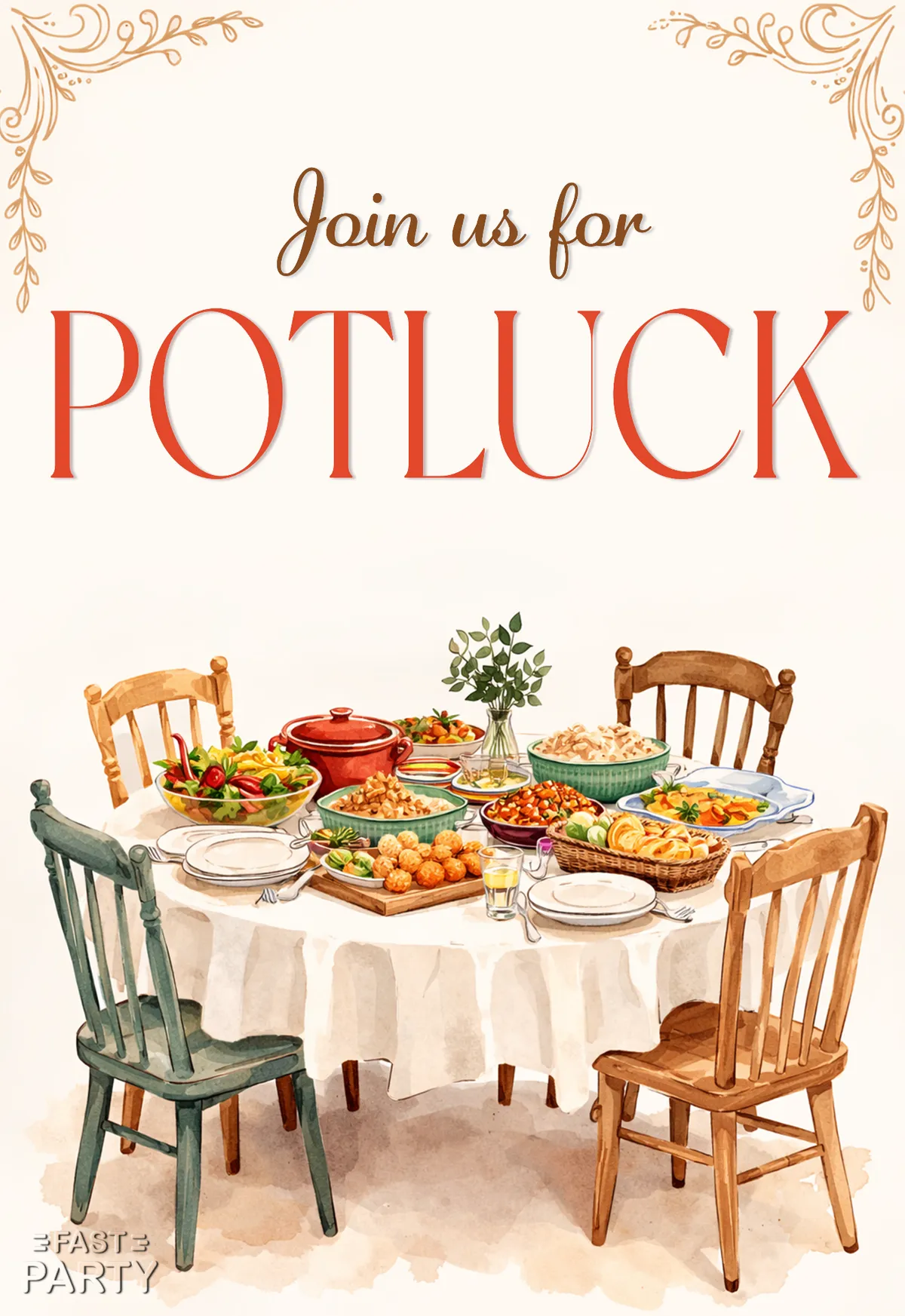 Potluck — Garden Table