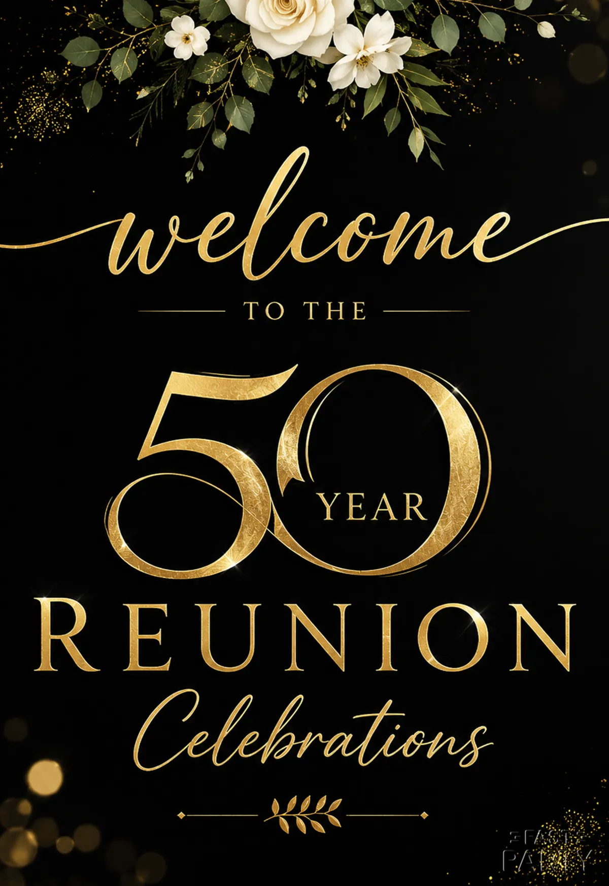 50 Years Reunion — Gold on Black