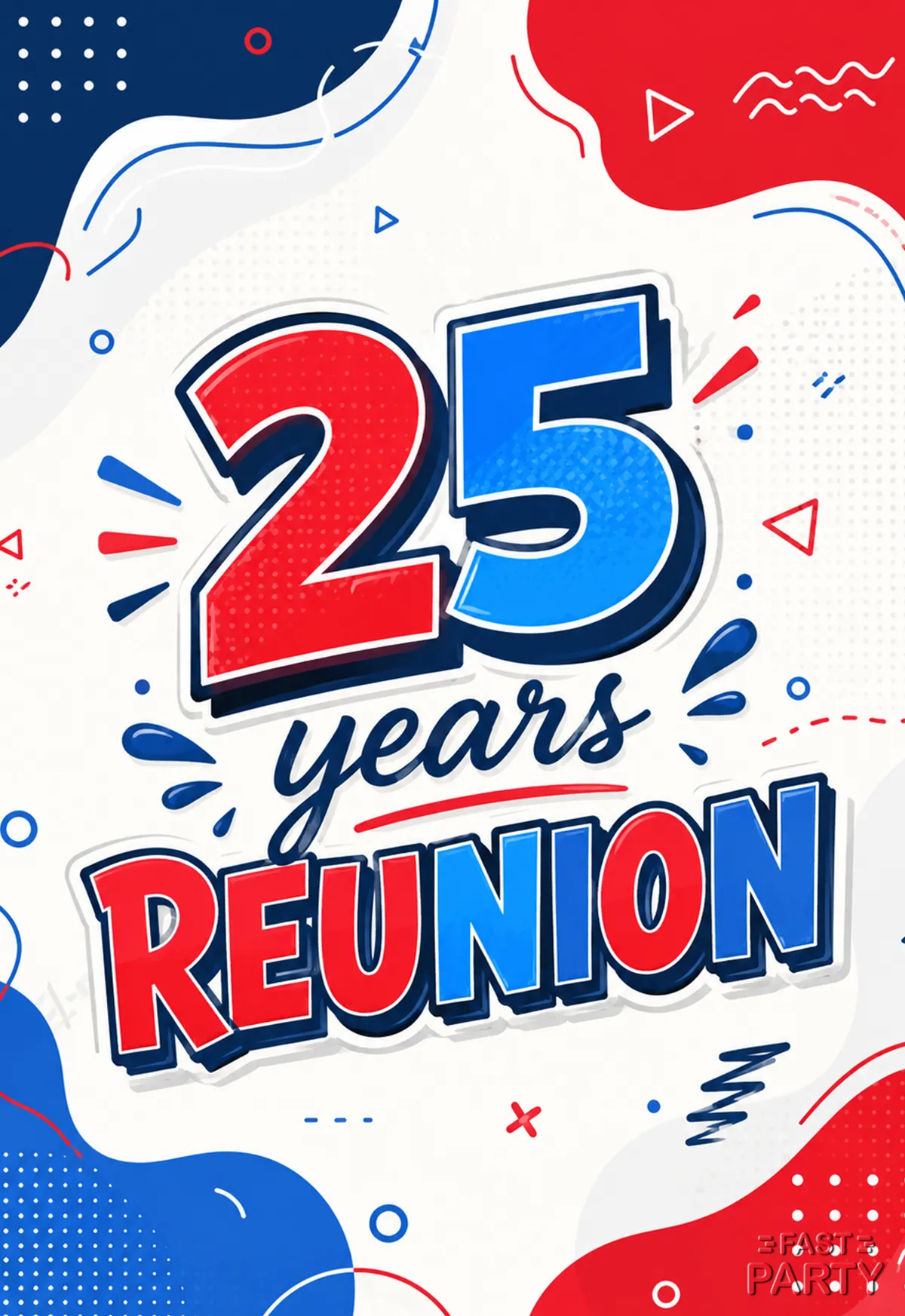 25 Years Reunion — Bold Confetti