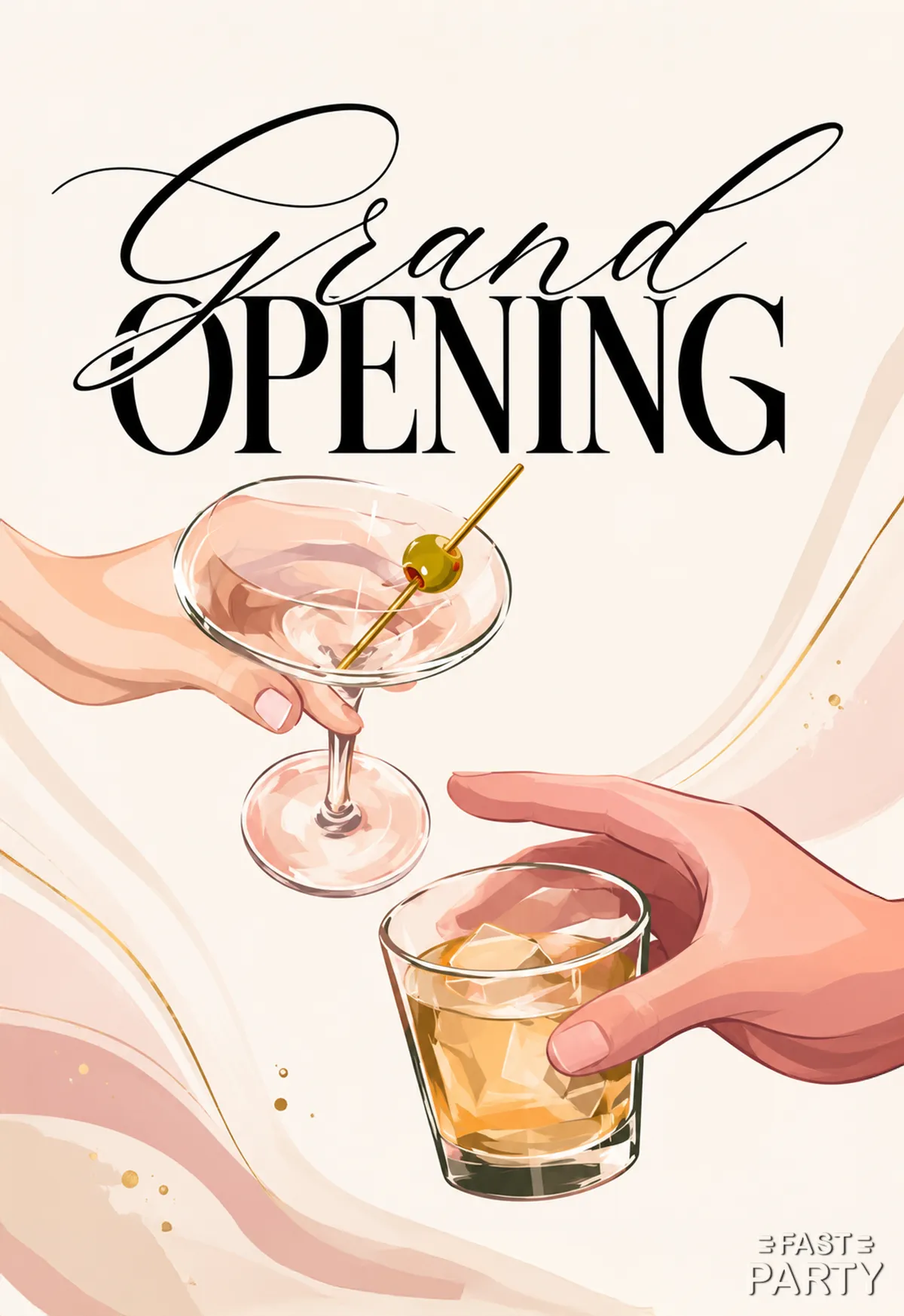 Grand Opening — Cocktail Toast