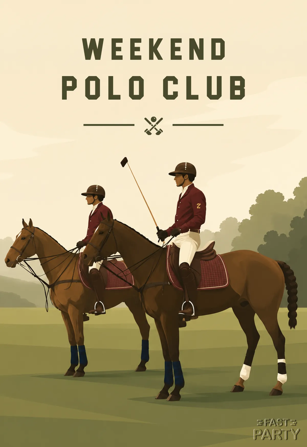 Weekend Polo Club — Two Riders