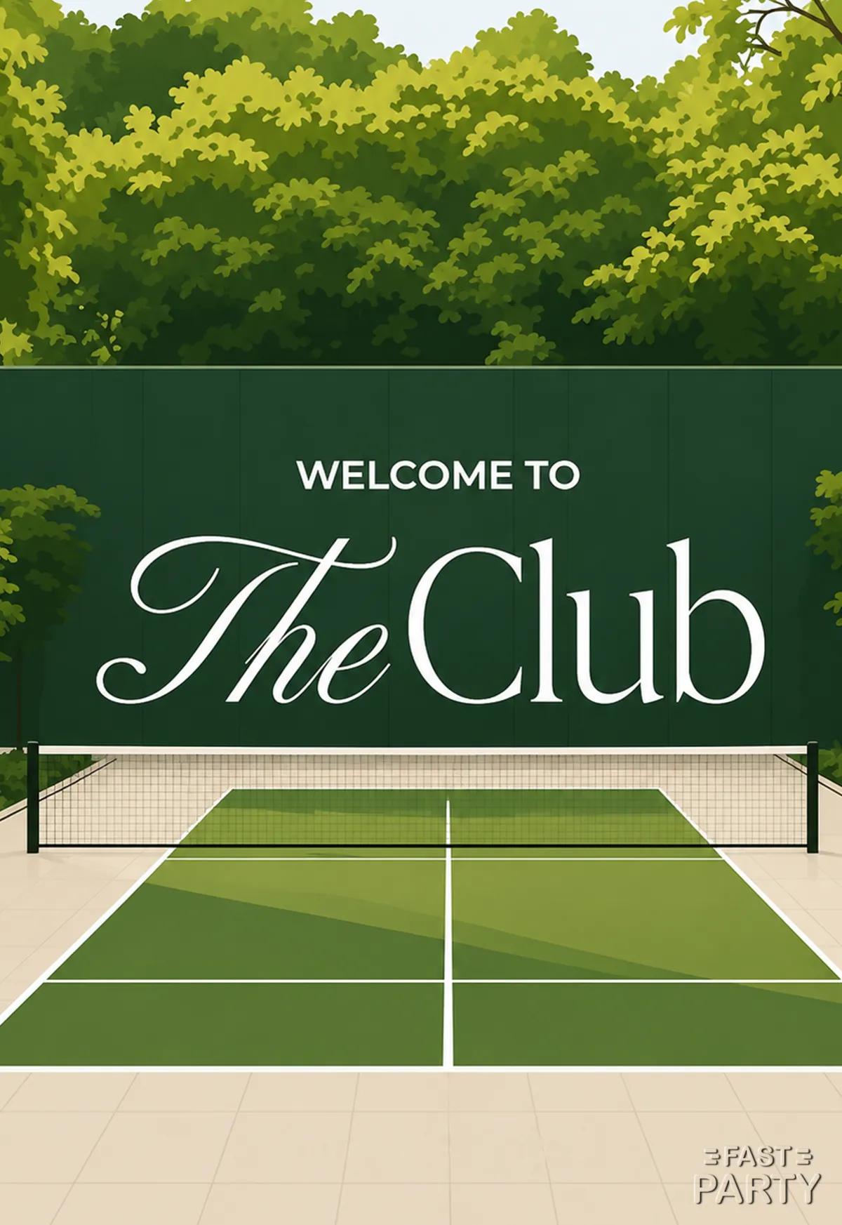 The Club — Tennis Courts in the Trees