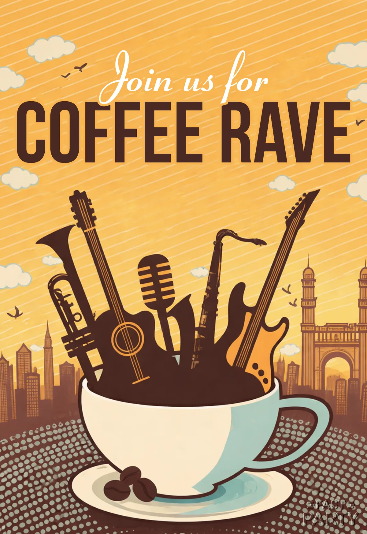 Coffee Rave — Instruments in a Cup