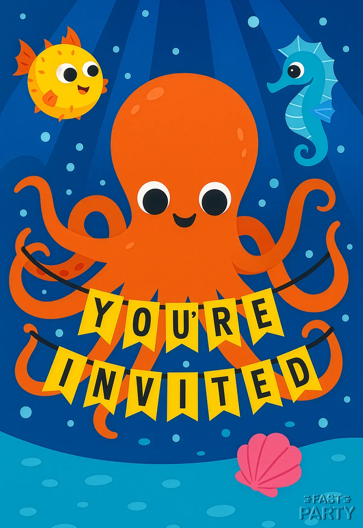 You're Invited — Under the Sea Octopus