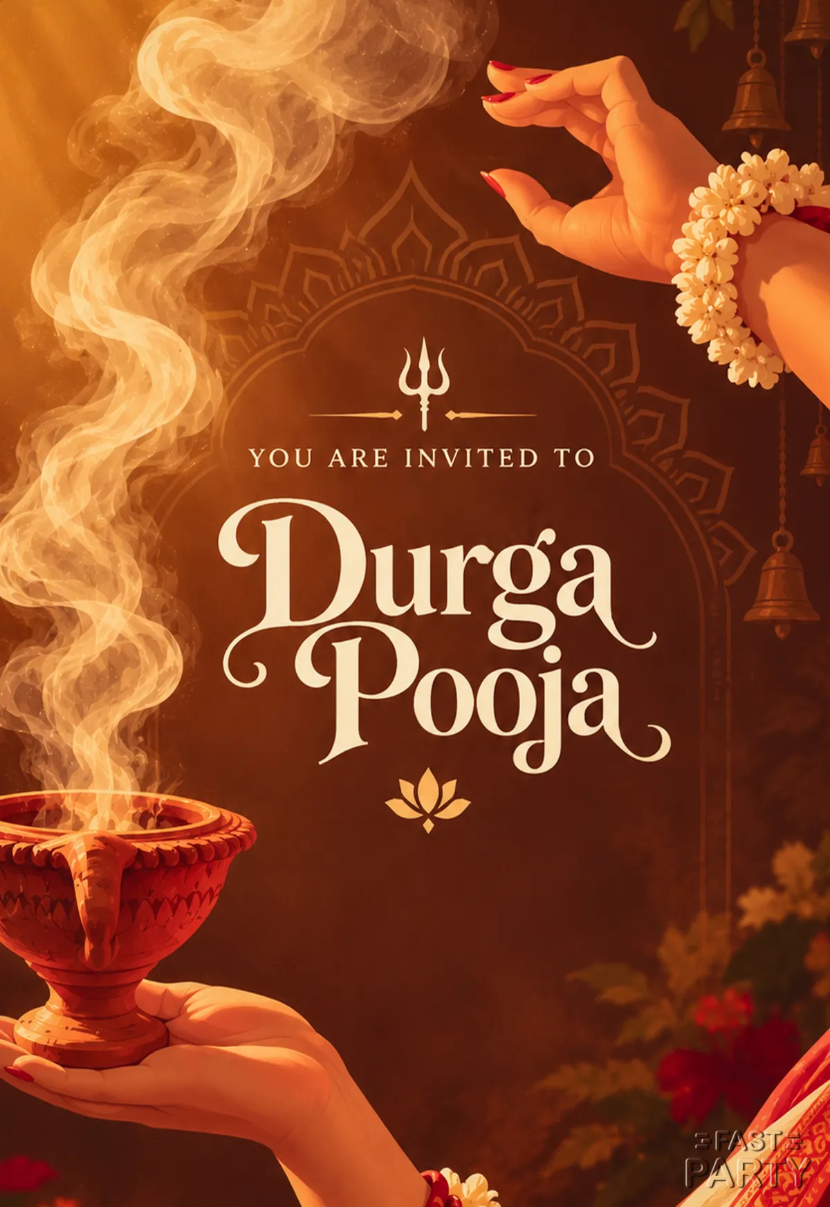 Durga Pooja — Dhunuchi Smoke