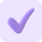 Purple check
