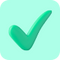 Green check

