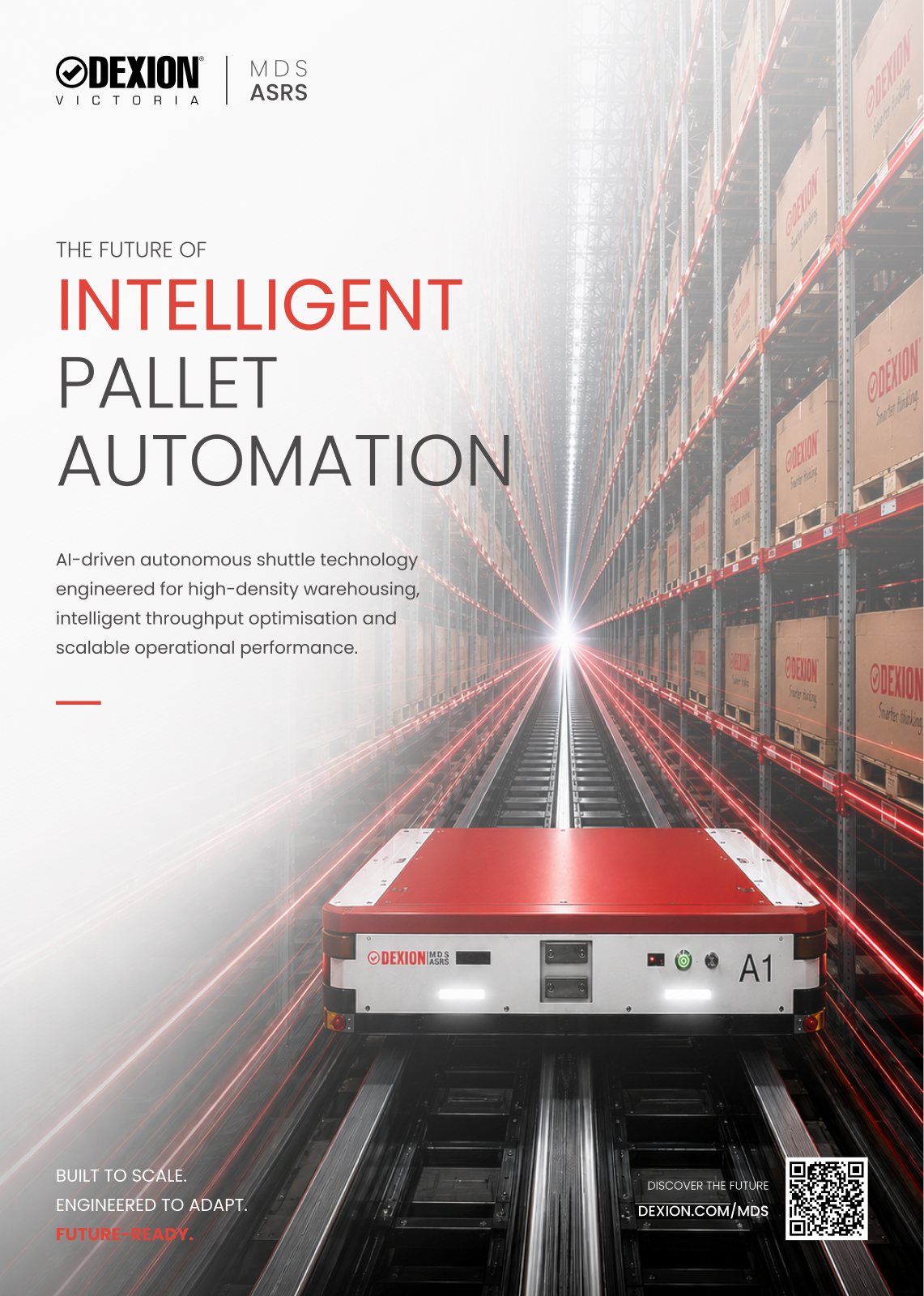 Sales brochure cover: the future of intelligent pallet automation