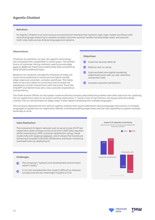 AI Agents Report page: more use cases