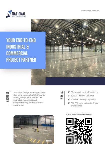 A5 flyer, light version: your end-to-end industrial and commercial project partner