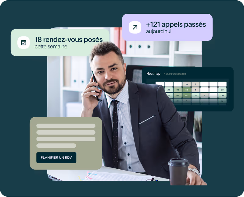 image de prospection commerciale B2B