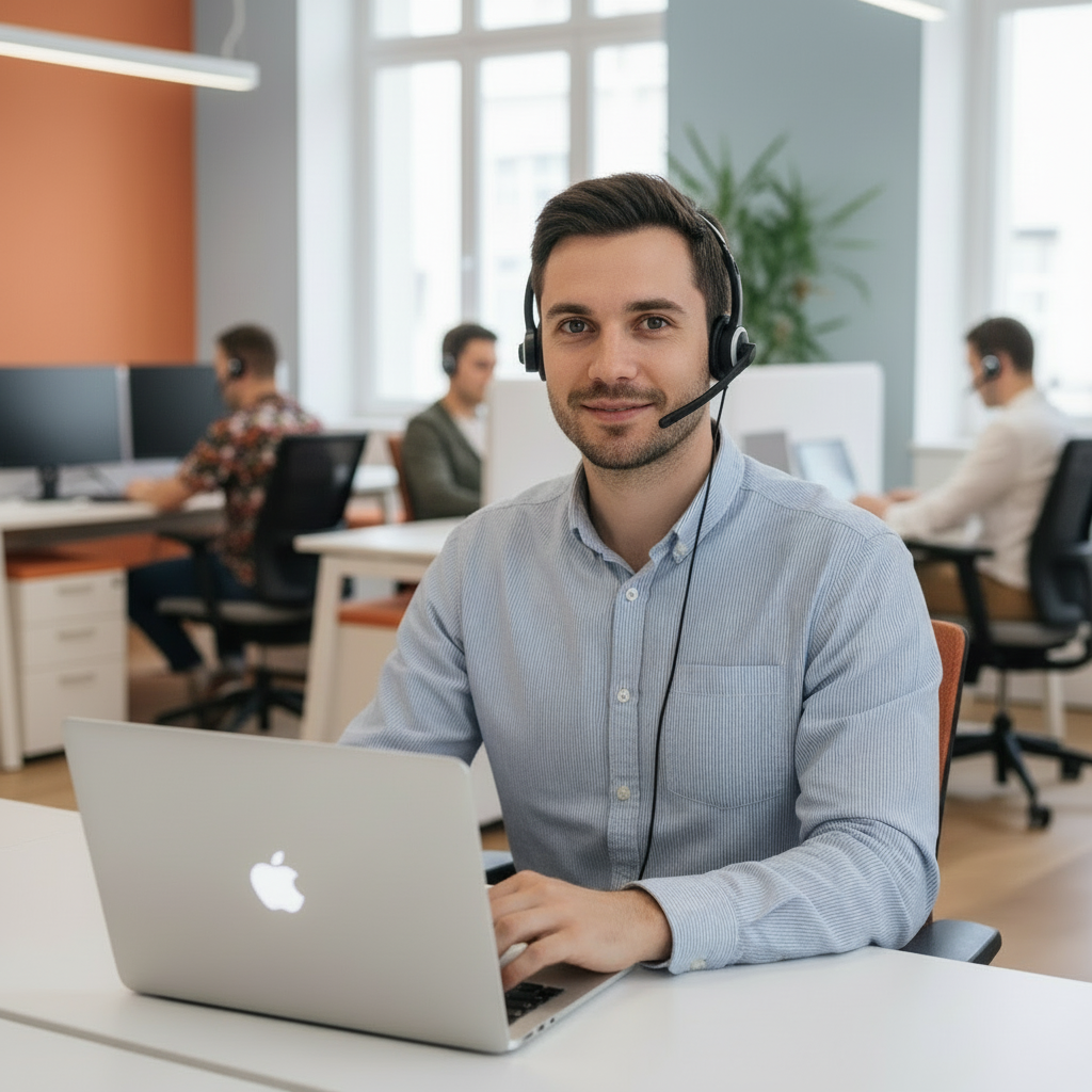 Équipe Oltega en prospection commerciale B2B