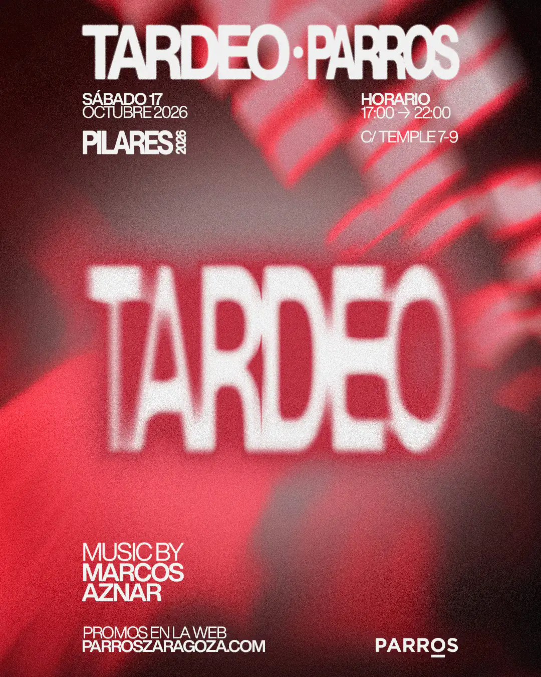 Tardeo Pilares 2026 en Parros Zaragoza · Marcos Aznar · 17 de octubre