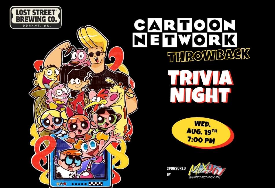 Cartoon Network Throwback Trivia Night