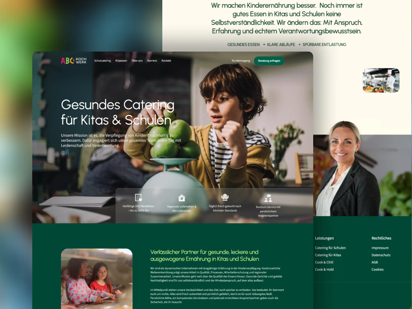 Referenzprojekt ABC Kochwerk GmbH – Website von AVRIO Digital Marketing