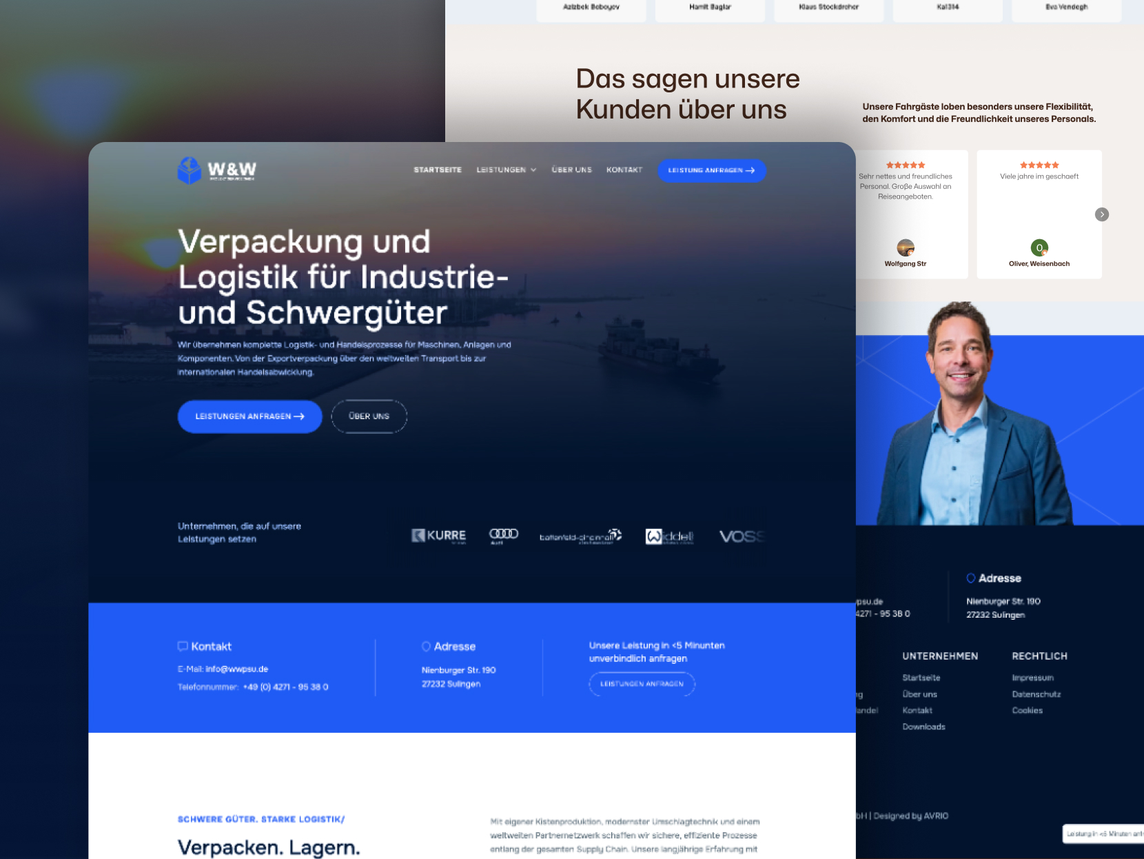 Referenzprojekt W&W Projekt Service GmbH – Website von AVRIO Digital Marketing