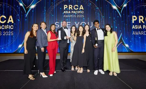 The Mutant team at PRCA Asia Pacific Awards 2025