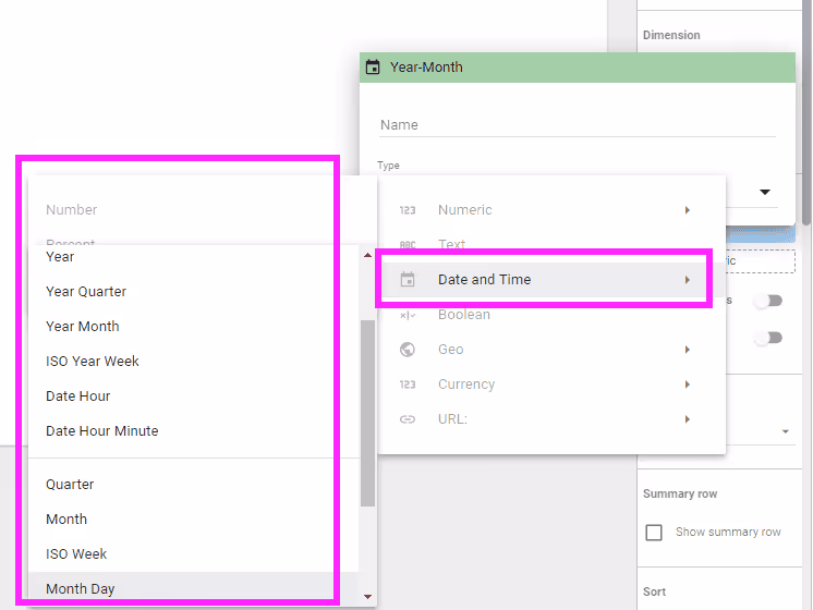 In Looker Studio you can segment data by time, just change the data type to your desired periods.