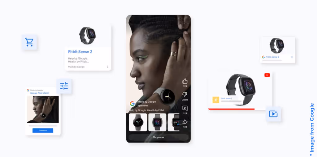 Google image showing the new channel controls for Demand Gen Ads
