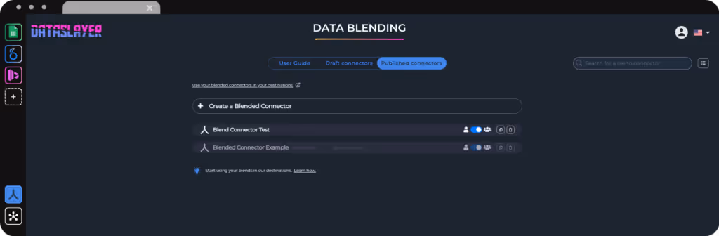 Dataslayer Blending feature