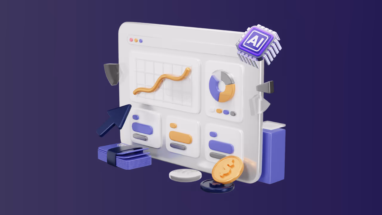 Marketing data analytics platform showing charts, graphs, and AI-driven insights for campaign optimization