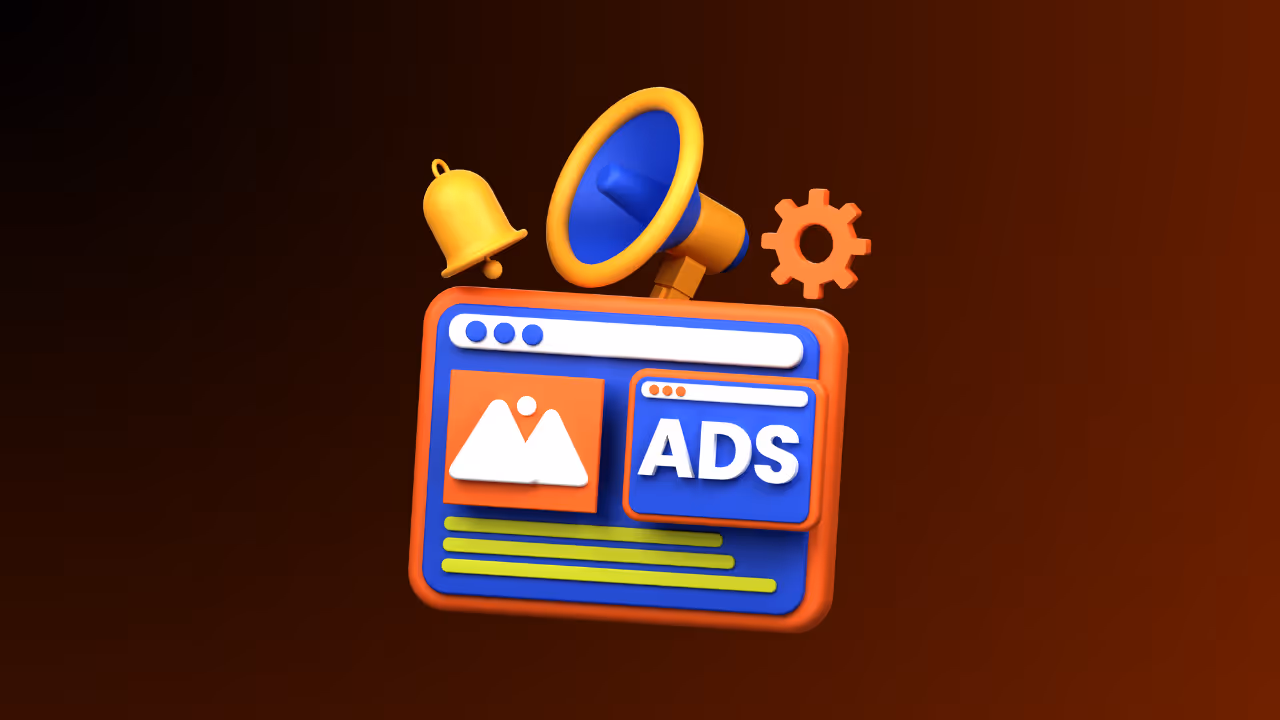 Ilustración de gestión de campañas y seguimiento del rendimiento de Google Ads