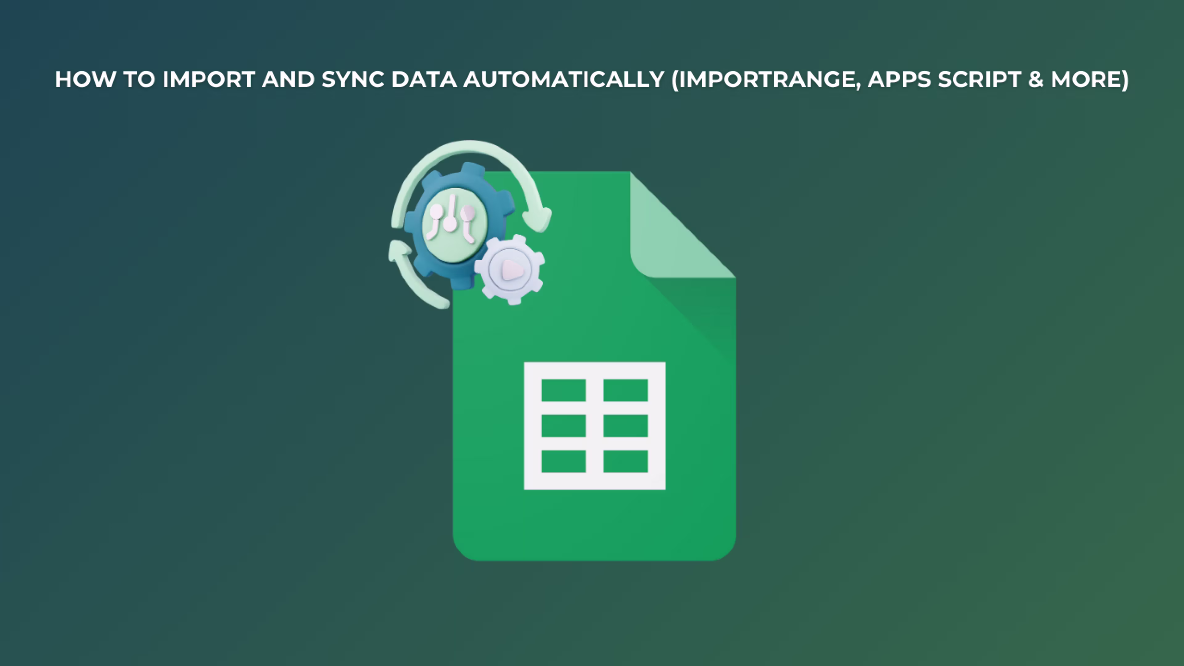 A graphic for "How to Use the FILTER Function in Google Sheets," showing data icons being fed into a funnel in front of a large Google Sheets logo.