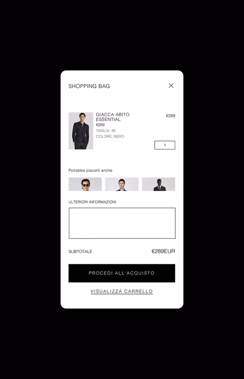 David Naman Shopify shopping bag on mobile
