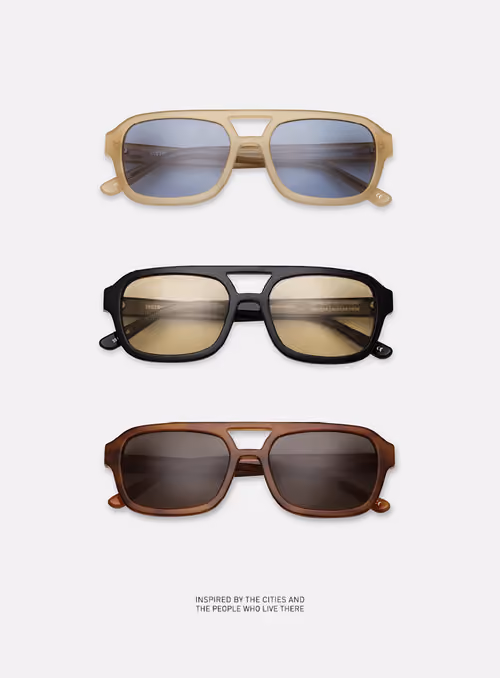 District People sunglasses in three colourways
