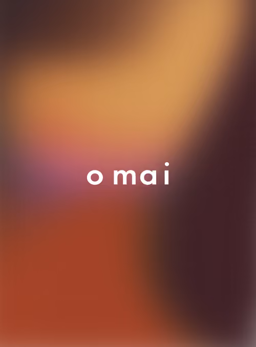 OMAI logo on a warm gradient background